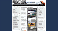 Desktop Screenshot of kodiakshelters.com